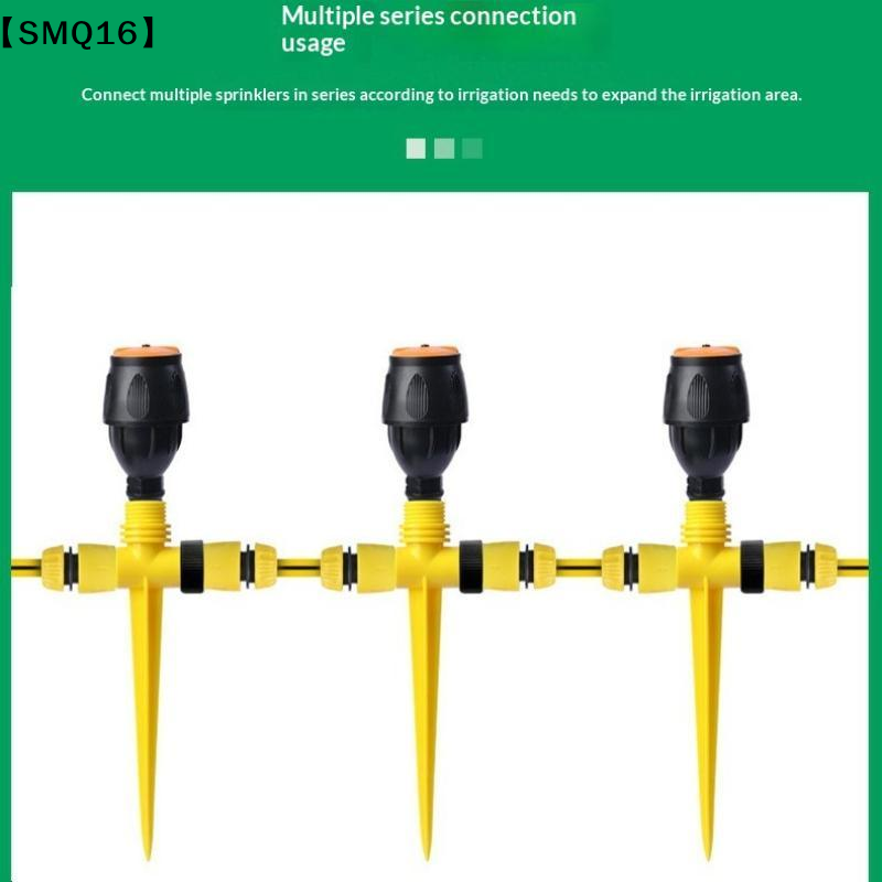 Automatic Watering - 1/2/4個入り 自動回転式スプリンクラー 360度回転式 庭用散水ノズル 花や野菜の水やりに【SMQ】