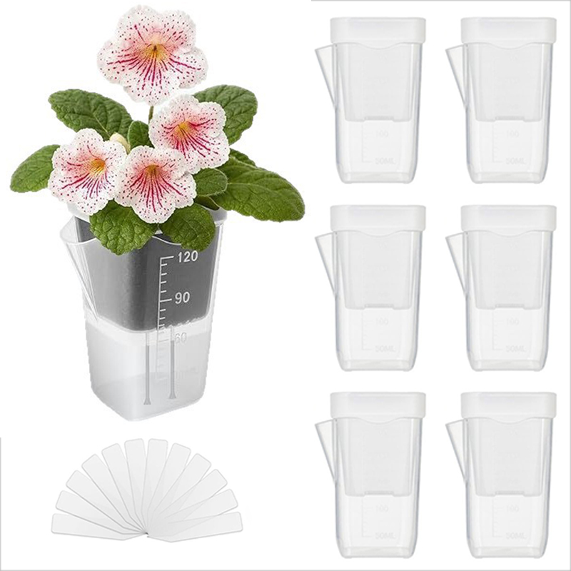 Hydroponic Grow Pod - 16/32個入り自動給水プランター – 水位計付き透明水耕栽培ポット、内側ネットバスケット、植物ラベル TMZ