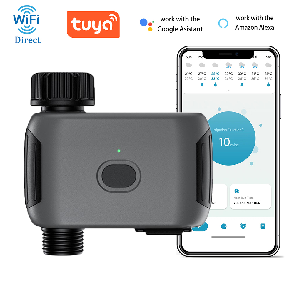 Smart Garden System - インソマWiFiスプリンクラータイマー自動灌漑システムリモートコントロールスマートウォータータイマー（庭、芝生、屋外蛇口用）
