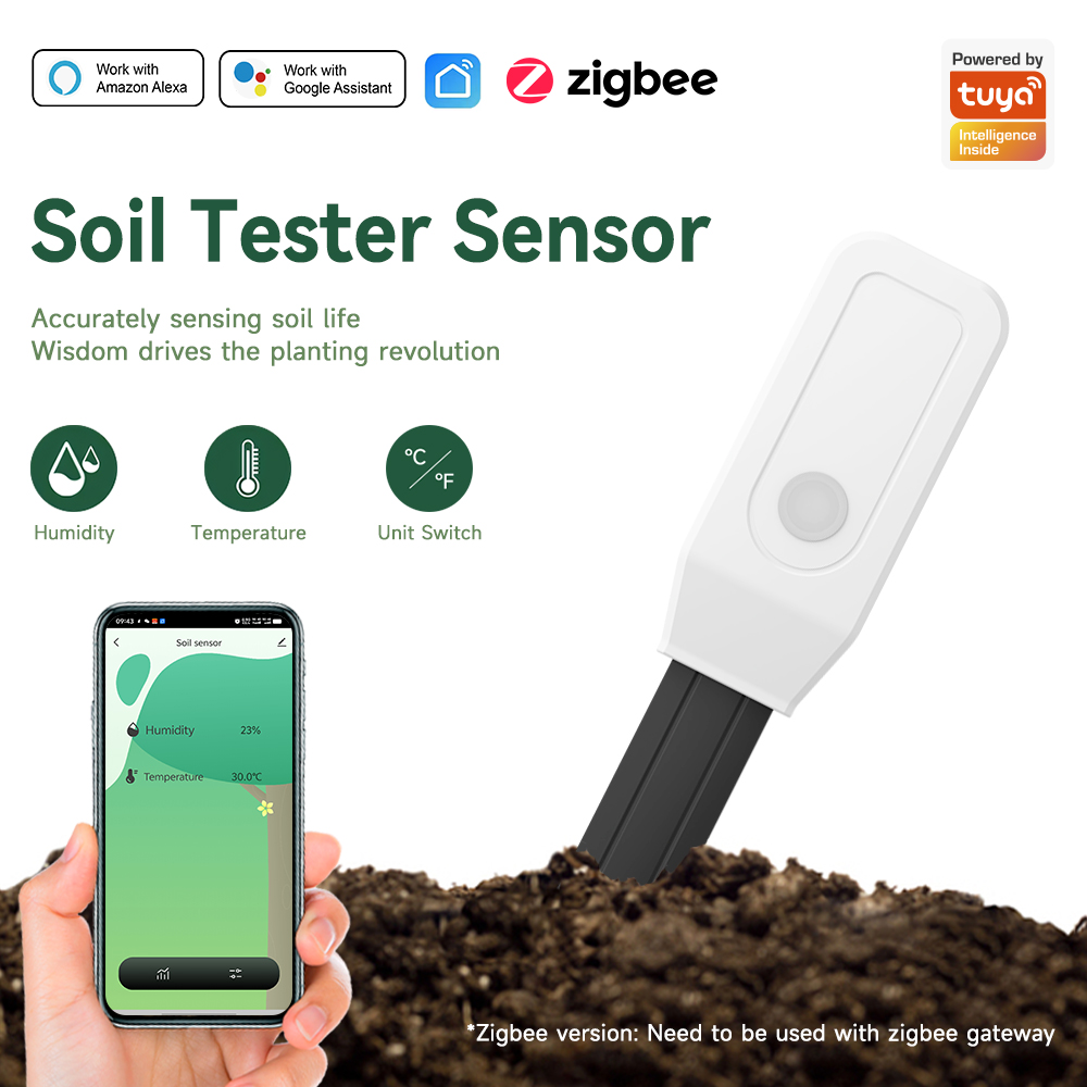 スマート土壌テスターセンサー、Zigbee 3.0土壌水分お - Plant Monitor のレビューと価格
