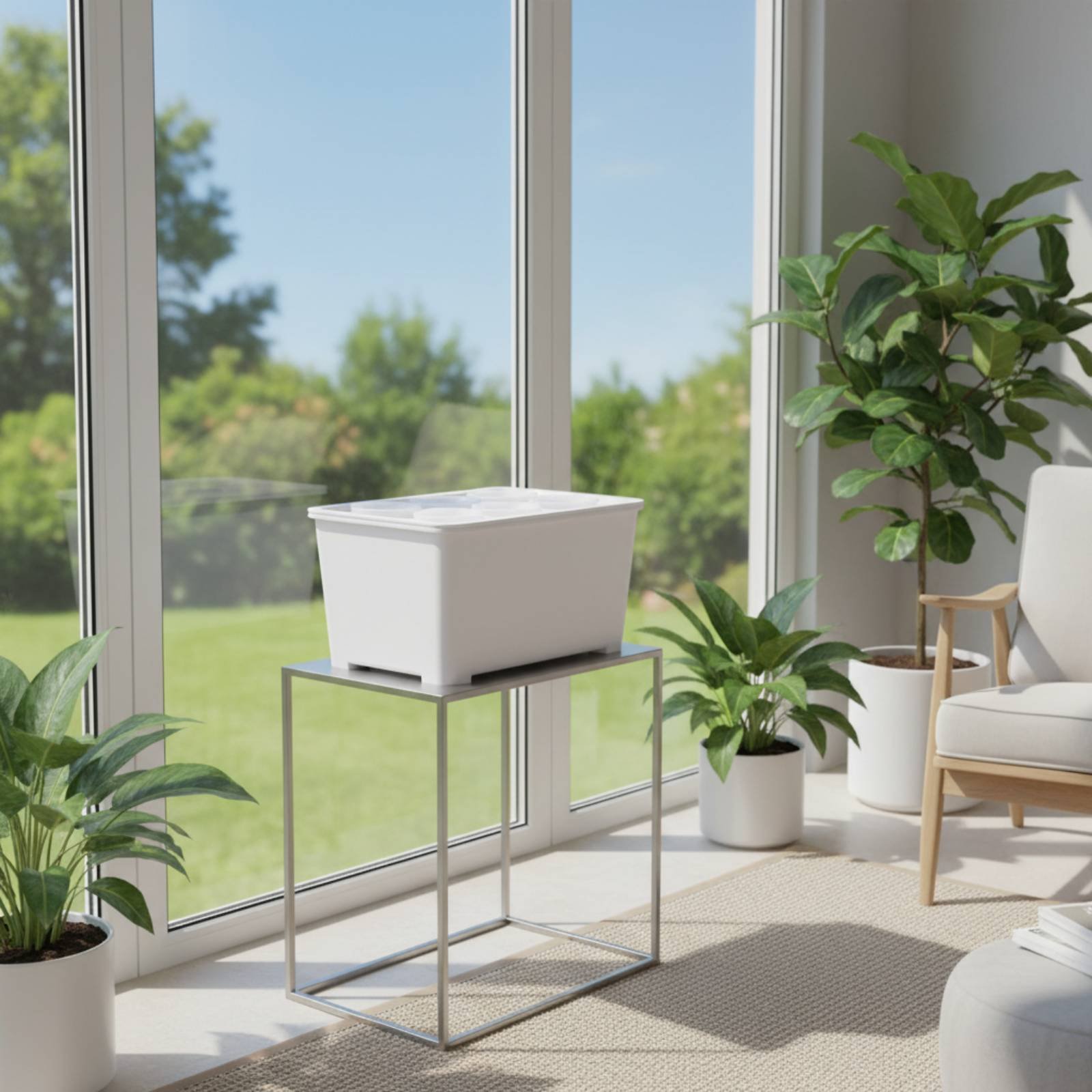 水耕栽培ボックス 太陽光に優しい水耕栽培キット 種ポッドキッ - Hydroponic Grow Pod のレビューと価格