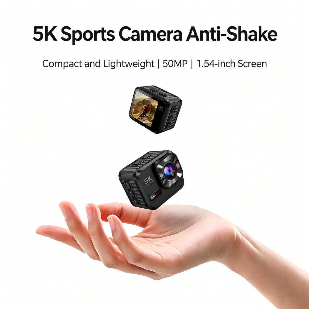手頃な価格の5Kアクションカメラ、Vlog撮影、スポーツカメ - Garden Camera のレビューと価格