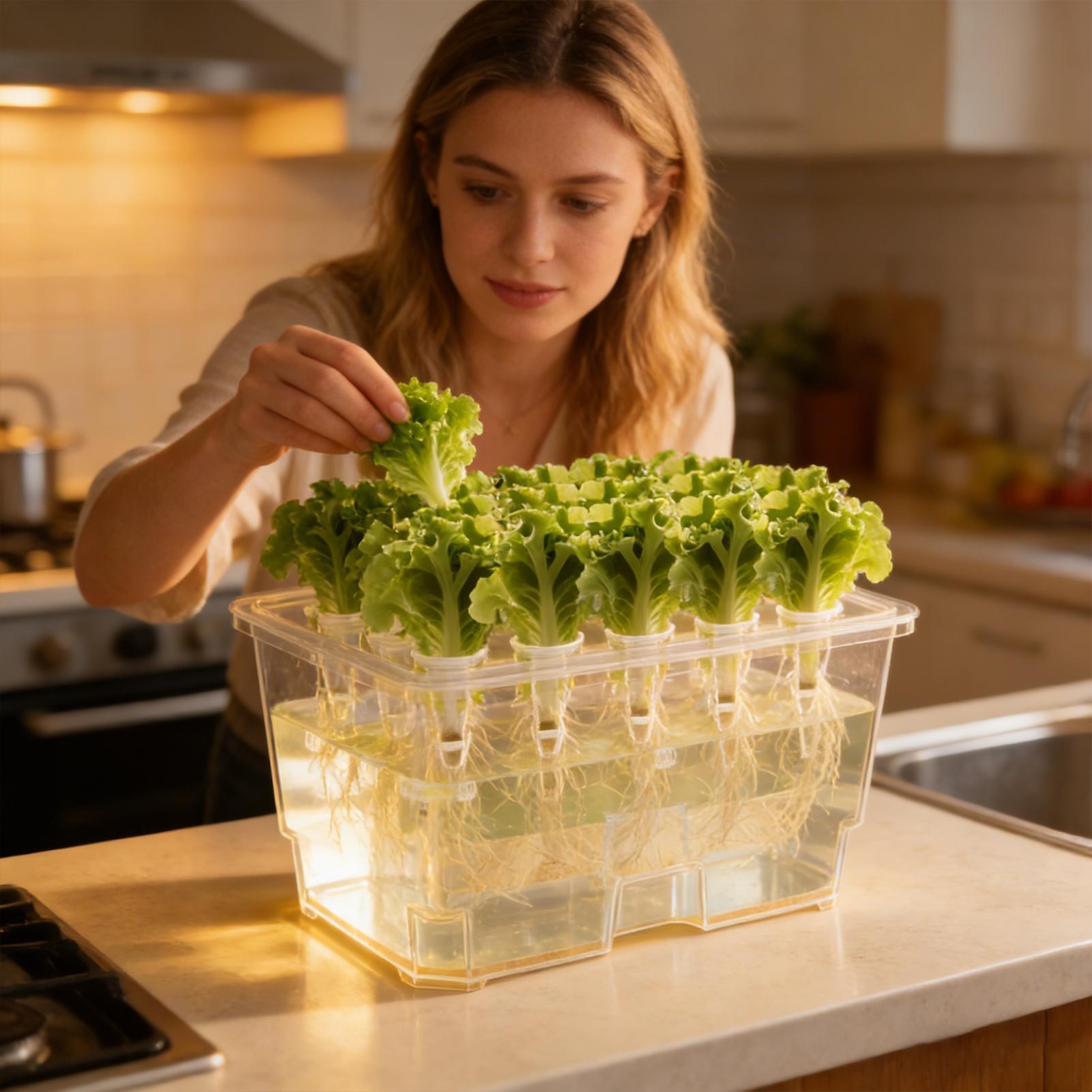 室内水耕栽培システム　発芽15ポッド　発芽プランター　室内水 - Hydroponic Grow Pod のレビューと価格