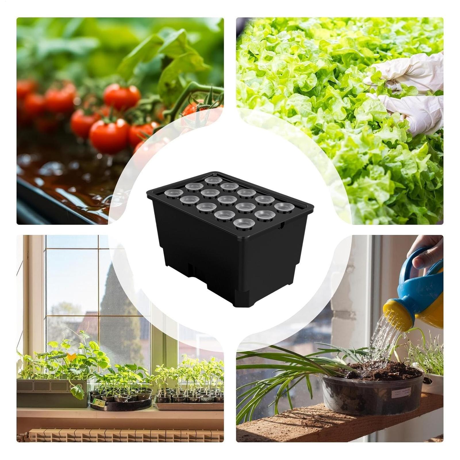 室内水耕栽培システム　発芽15ポッド　発芽プランター　室内水 - Hydroponic Grow Pod のレビューと価格