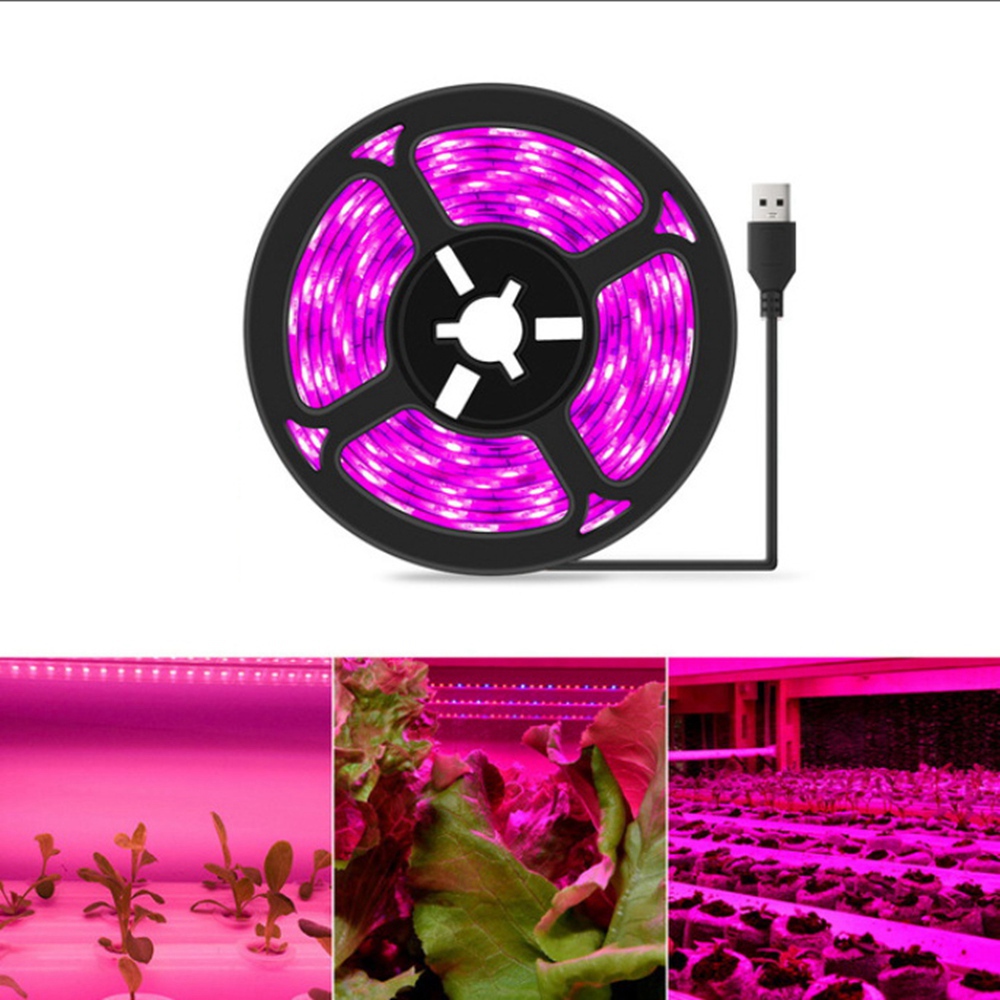 ABUH-5V 5メートル植物育成用LEDライト、全スペクト - Plant Grow Light Full Spectrum のレビューと価格
