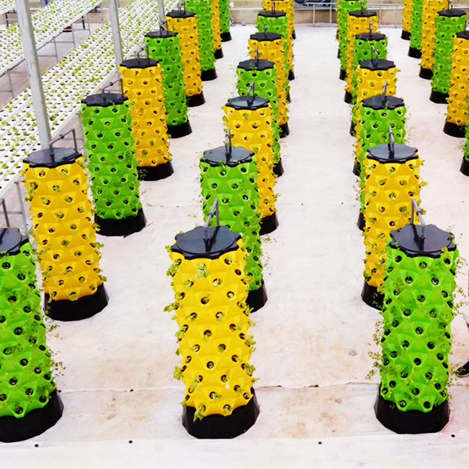 新しい水耕栽培用垂直庭園、エアロポニックタワー、水耕栽培キッ - Hydroponic Tower のレビューと価格