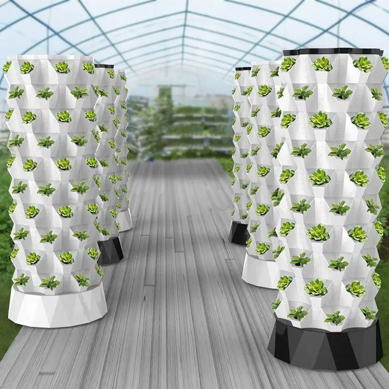 垂直型水耕栽培タワー、パイナップル型のエアロポニックスプラン - Hydroponic Tower のレビューと価格