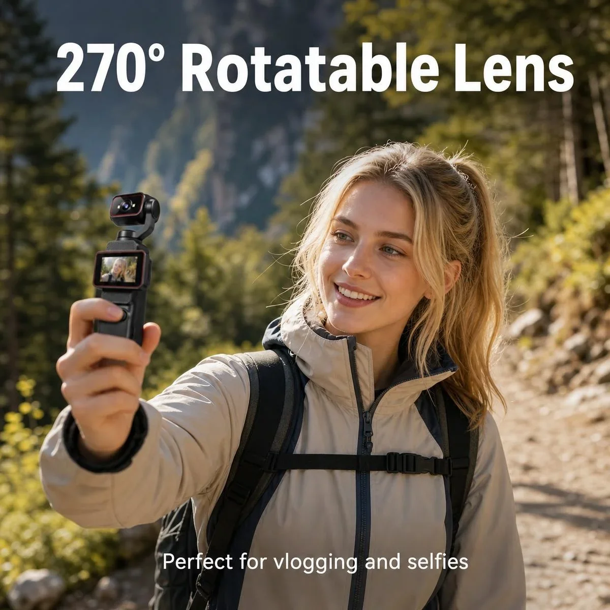 新登場！携帯型Vlogカメラ、270 °   回転可能 12 - Garden Camera のレビューと価格