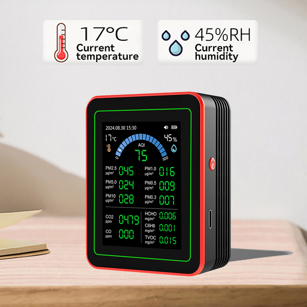 18 in 1空気質モニターセンサー、CO2、PM2.5/P - Plant Sensor のレビューと価格