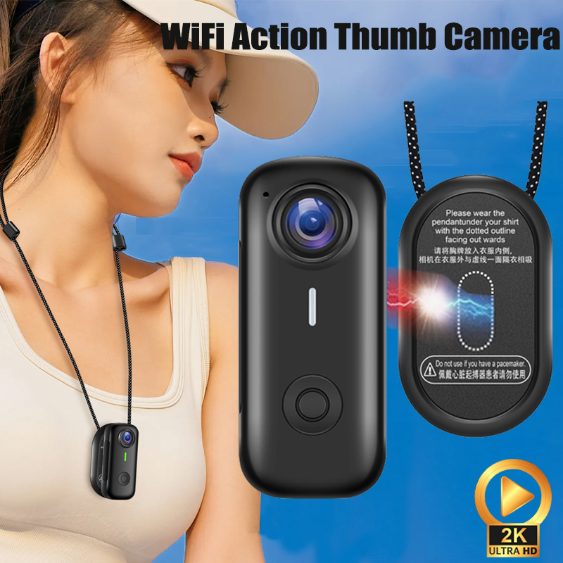 磁気スポーツカメラ 1080P HD サムアクションカメラ  - Garden Camera のレビューと価格
