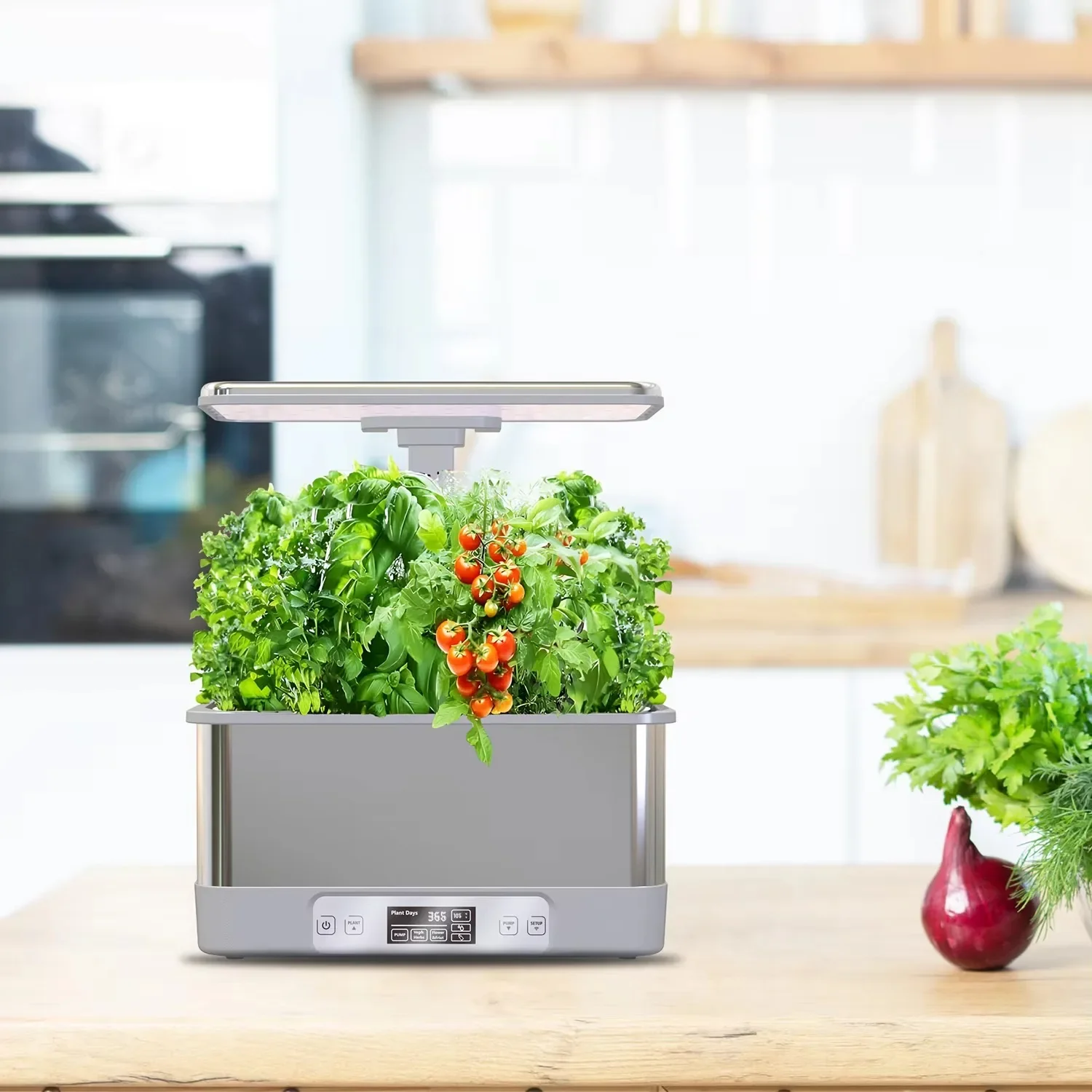 New15ポッド水耕栽培室内庭園キット、自動タイマー、電源、 - Hydroponic Grow Pod のレビューと価格